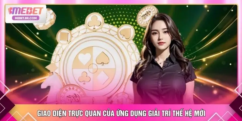 Giao diện trực quan của ứng dụng giải trí thế hệ mới