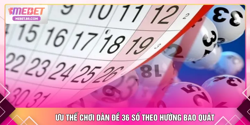 Ưu thế chơi dàn đề 36 số theo hướng bao quát